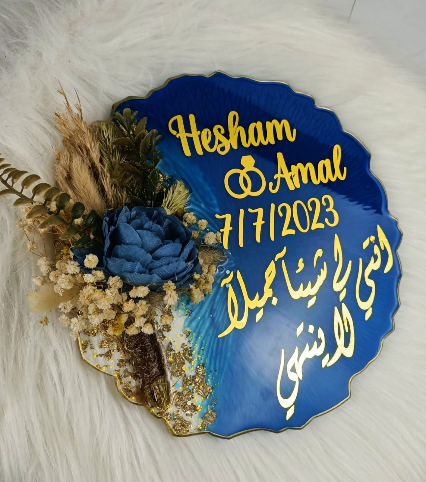 طارة الخطوبه بالورد