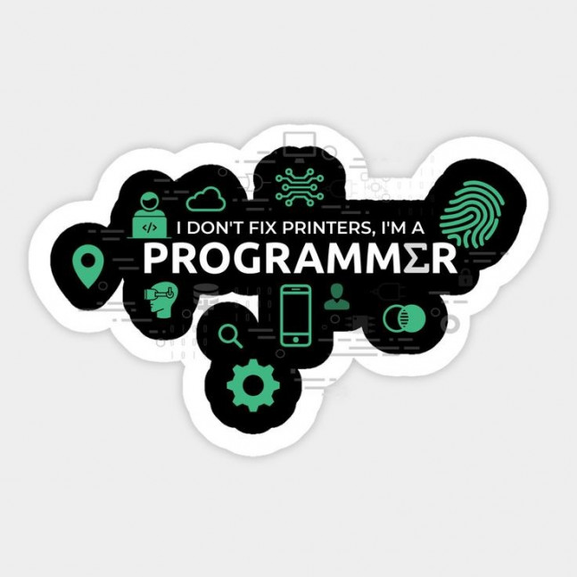 I don't fixprinters, I'm a programmer