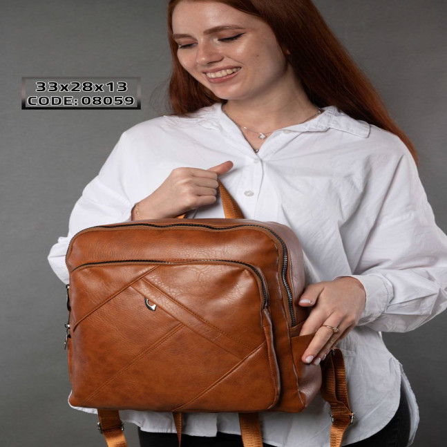 حقيبة باج ضهر  👜 جلد طبيعى روعة