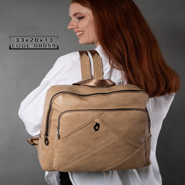 حقيبة باج ضهر  👜 جلد طبيعى روعة