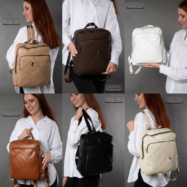 حقيبة باج ضهر  👜 جلد طبيعى روعة