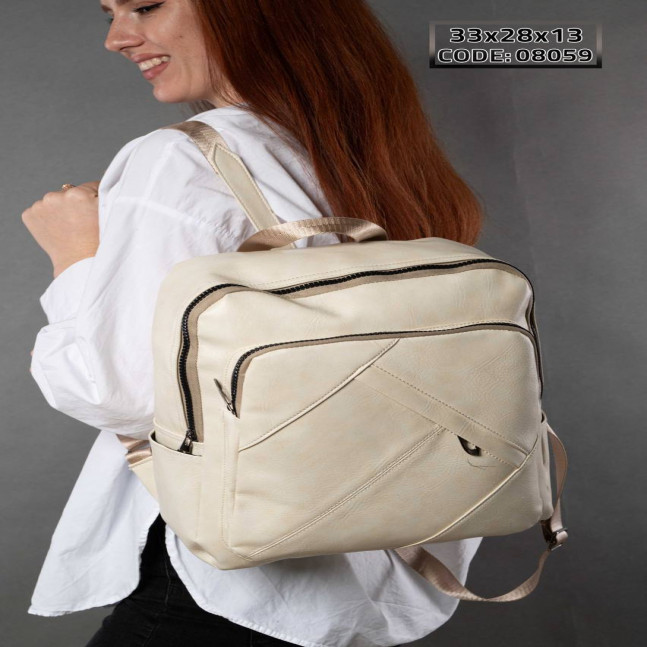 حقيبة باج ضهر  👜 جلد طبيعى روعة
