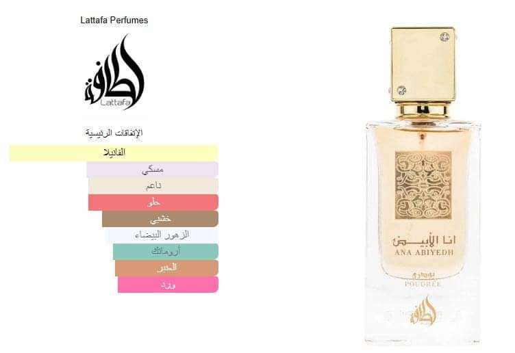 عطر أنا الابيض بودري