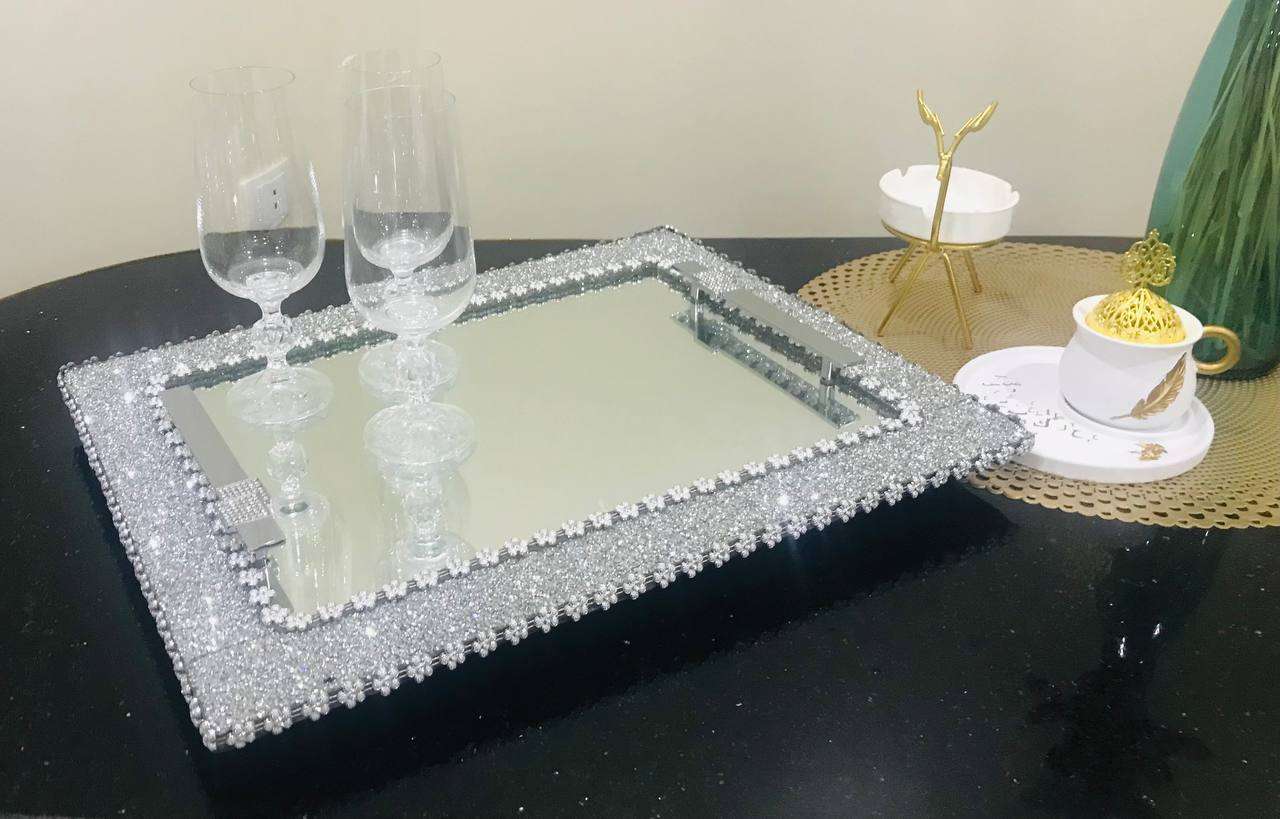 صينيه زجاج استرس