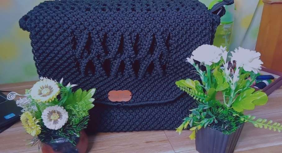 شنطة Macramé هاند ميد