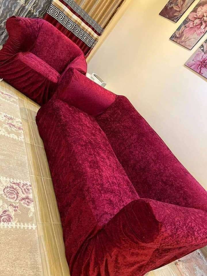 طقم انتريه قطيفه ليكرا