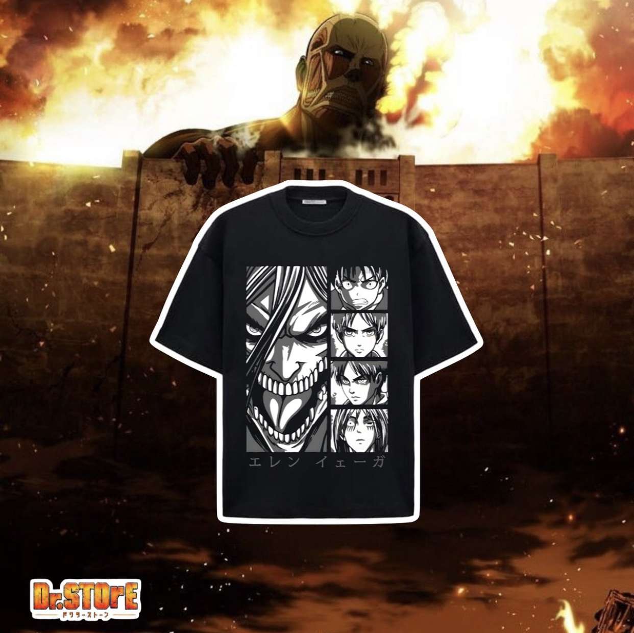 Attack on titan t-shirt
