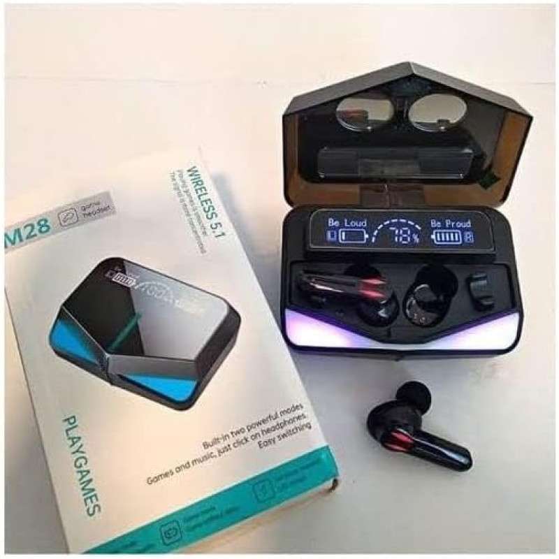 ايربودز m28-earbuds