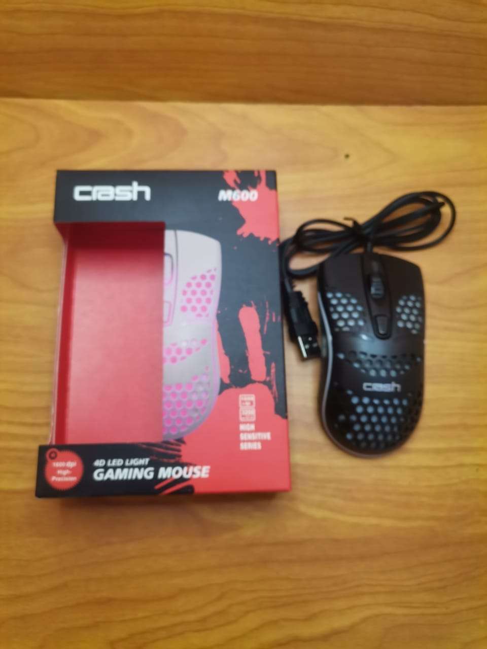 ماوس مضئ crash m600 usb - gamma