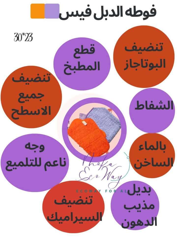 ثلاثي التنضيف الجبار من ايكوواي دهون وتراب وزجاج ومعاهم صابونه