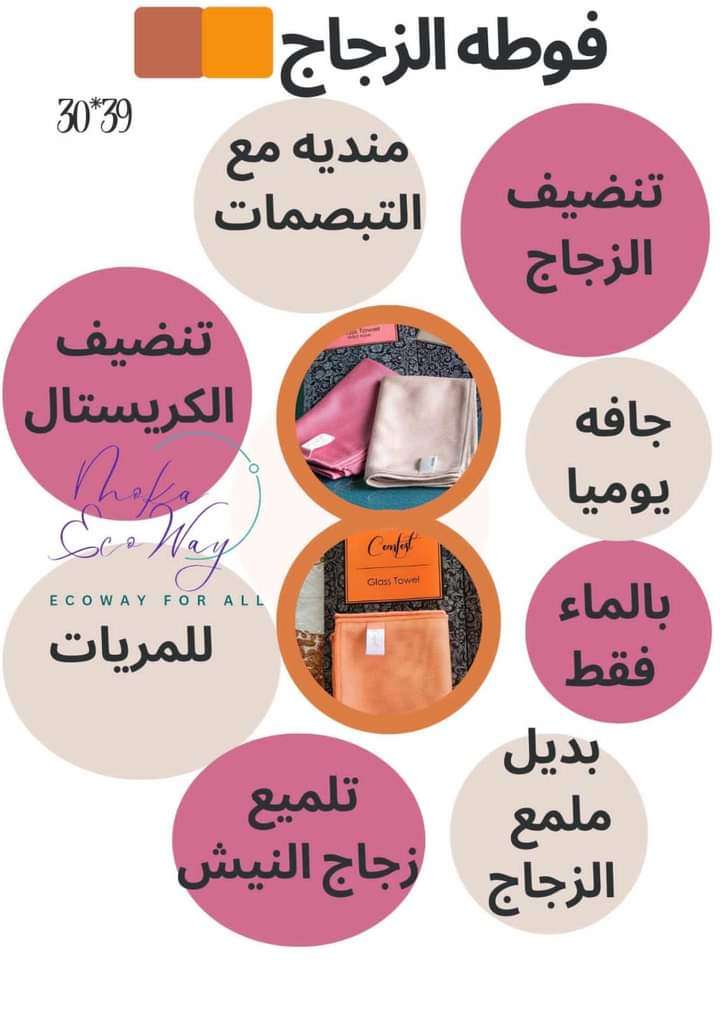 ثلاثي التنضيف الجبار من ايكوواي دهون وتراب وزجاج ومعاهم صابونه