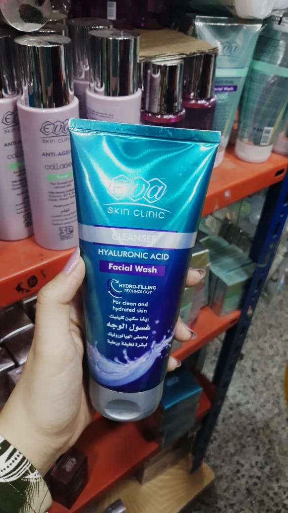 ايفا سكين كلينيك غسول للوجه بحمض الهيالورونيك | 160 مل