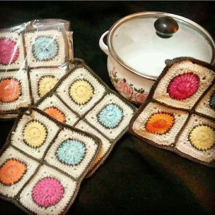 ماسك حله من الكروشيه