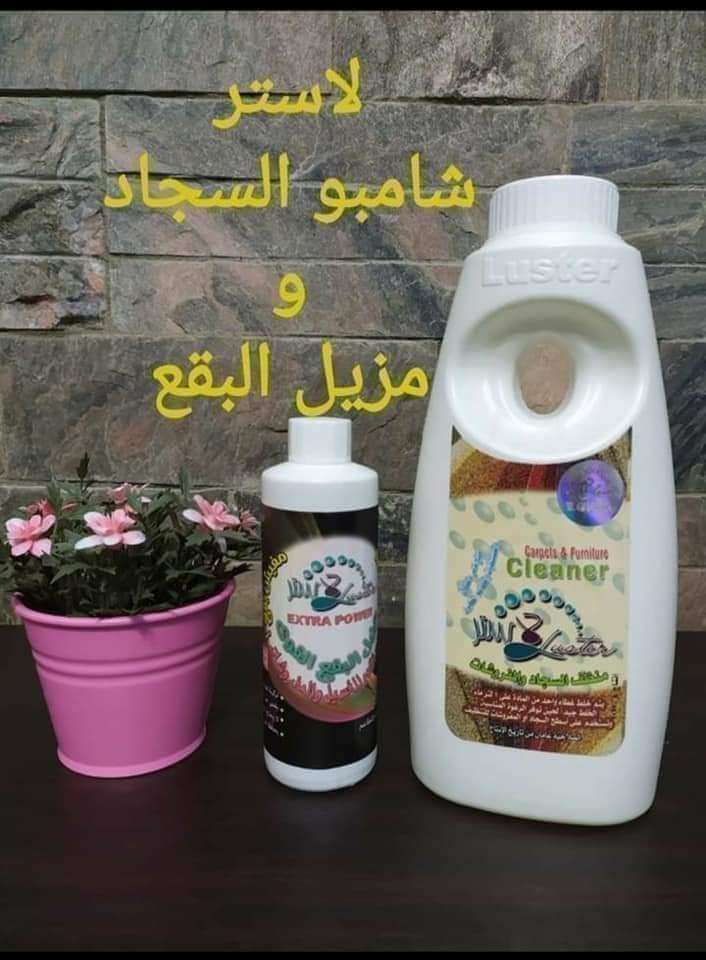 شامبو السجاد والمفروشات مع مزيل البقع