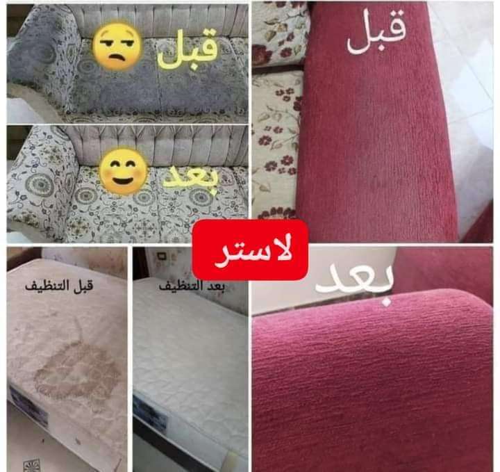شامبو السجاد والمفروشات مع مزيل البقع