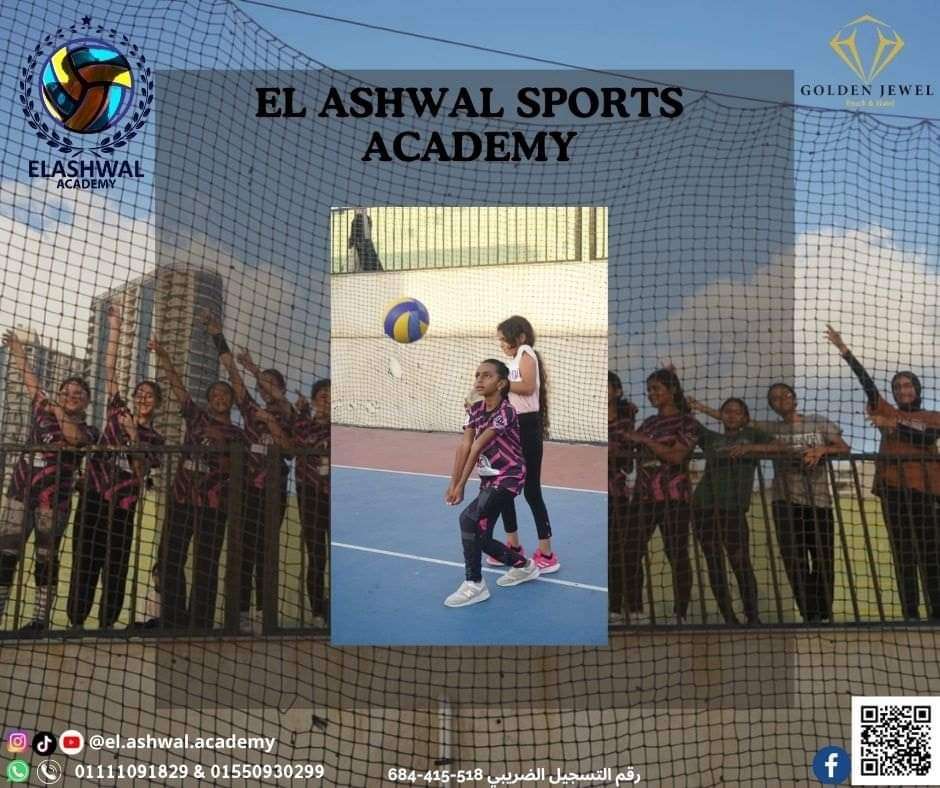 الكرة الطائرة  ( فرع جولدن جويل بسيدي جابر علي البحر )