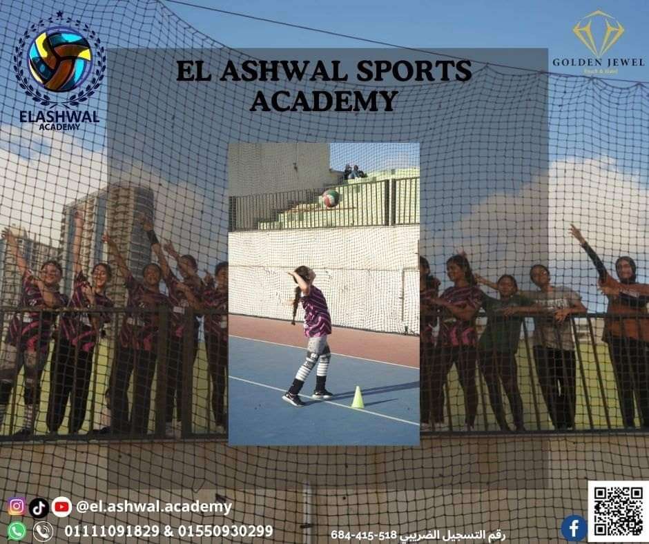 الكرة الطائرة  ( فرع جولدن جويل بسيدي جابر علي البحر )