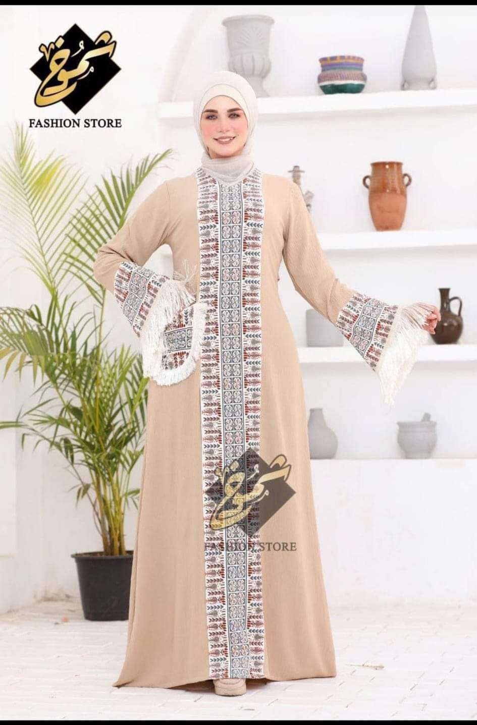 عبايه سي سي جيب علي الجنب