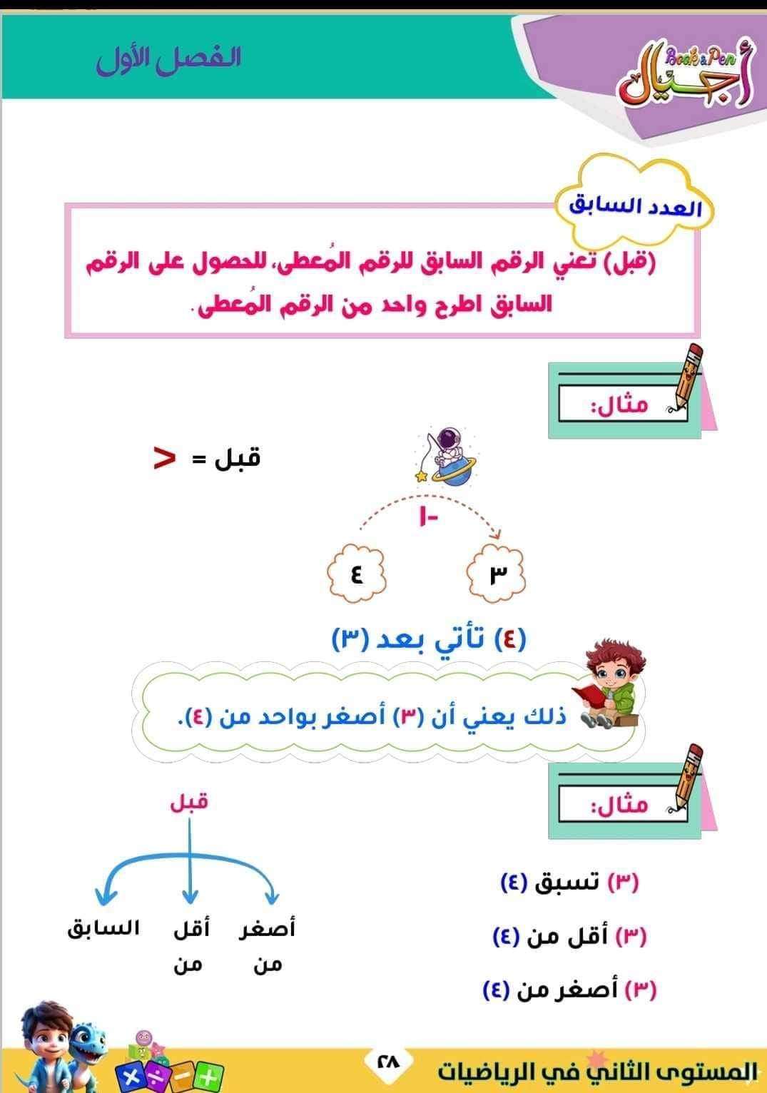 أجيال رياضيات المستوى الثاني