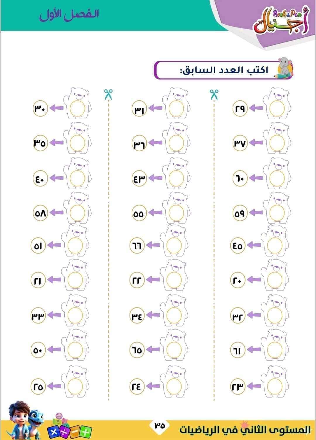 أجيال رياضيات المستوى الثاني