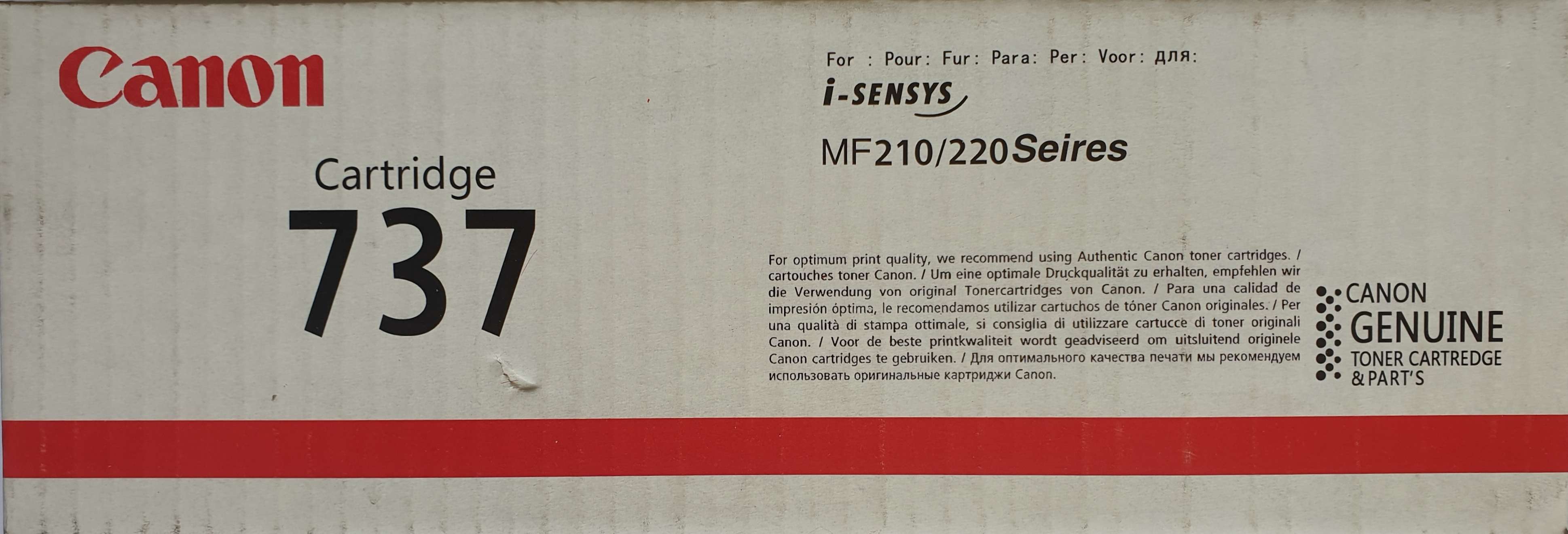 Toner Canon 737