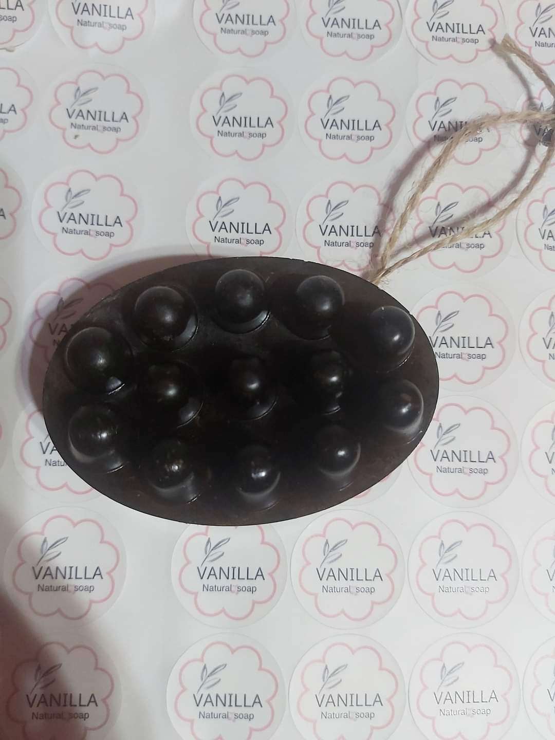 صابونة مساج بزيت البرجموت والماتشا
