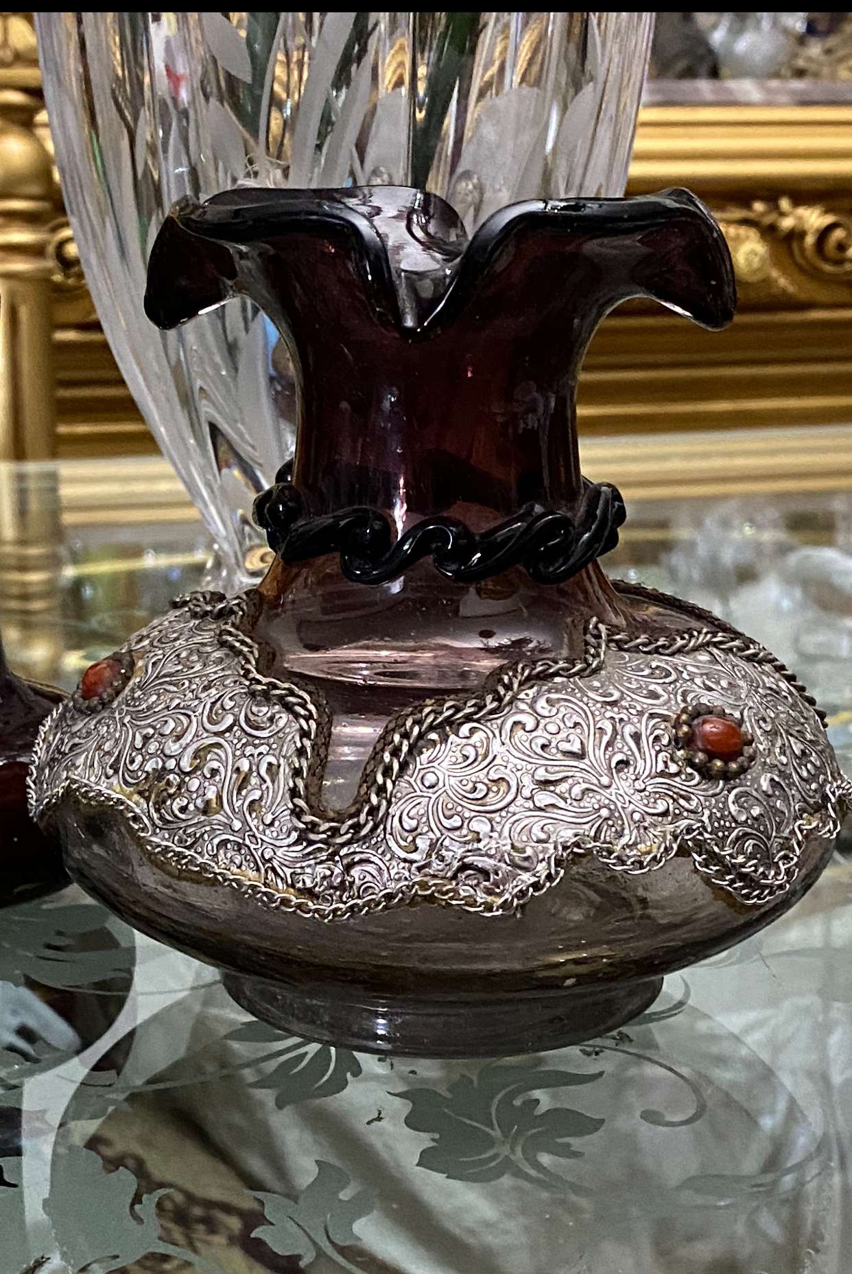 اتنين فازة كريستال مورانو