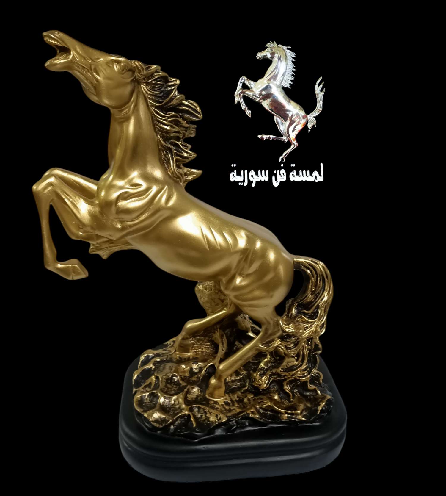 حصان عربي قافز
