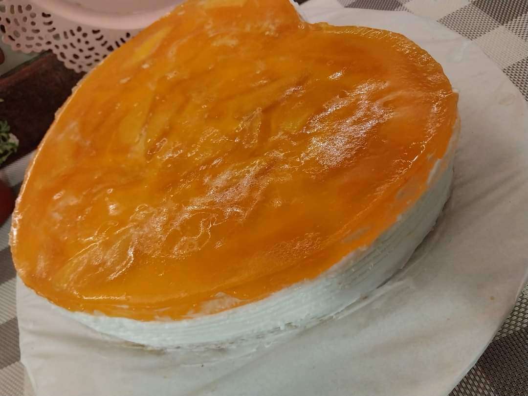 كيك الكريمة والمانجو