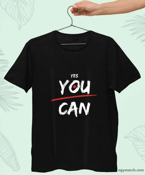 تيشيرت أنت تقدر yes you can