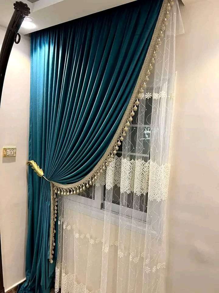 الستارة جاهزة على التركيب