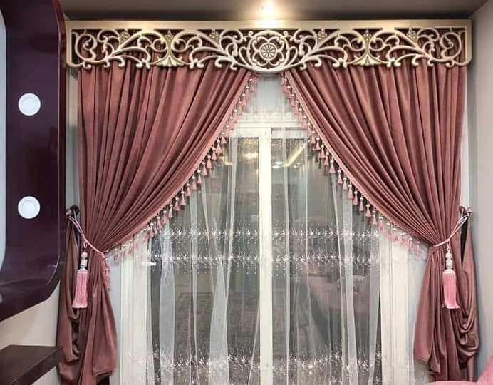 الستارة جاهزة على التركيب