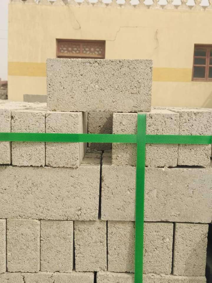 طوب مصمت_اسمنتي ٢٥ سم