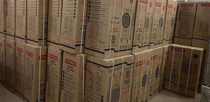تكييف فريش 60لتر فرز اول بالكرتونه والضمان