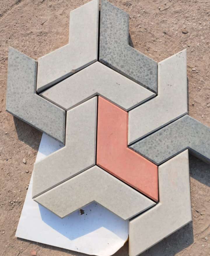 بلاط انترلوك. 3D.  هاردستون
