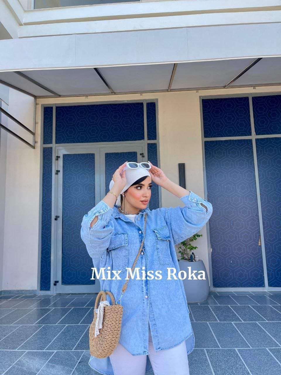 اخف واشيك شميز جينز للحر ده شميز جينز جيبين