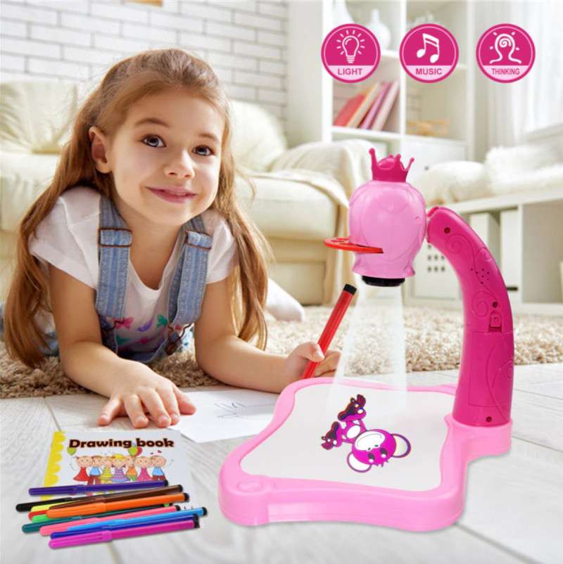 مضيئة الأطفال رسم الجدول