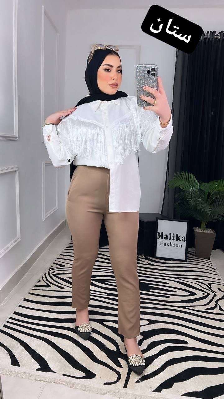 شيميز شراشيب روعه كلاسيك