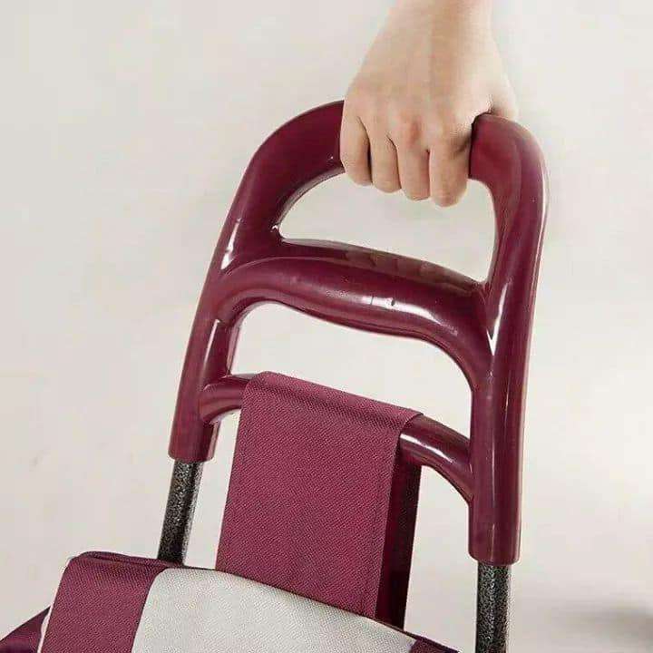 عربيه تسوق  مزودة ب2  عجله متينه