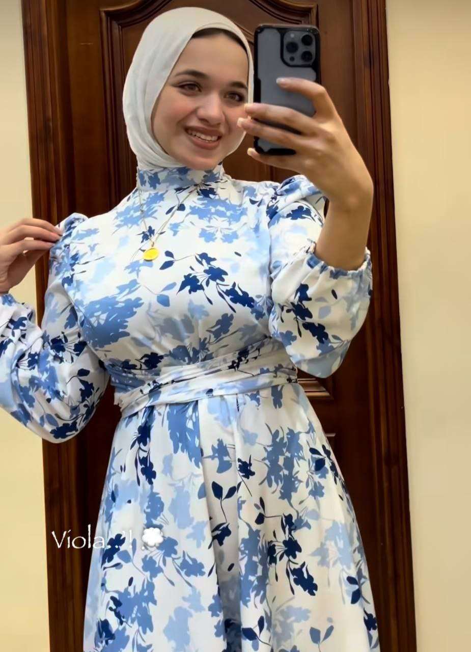 دريس مشجر رويال مطبوع تركى
