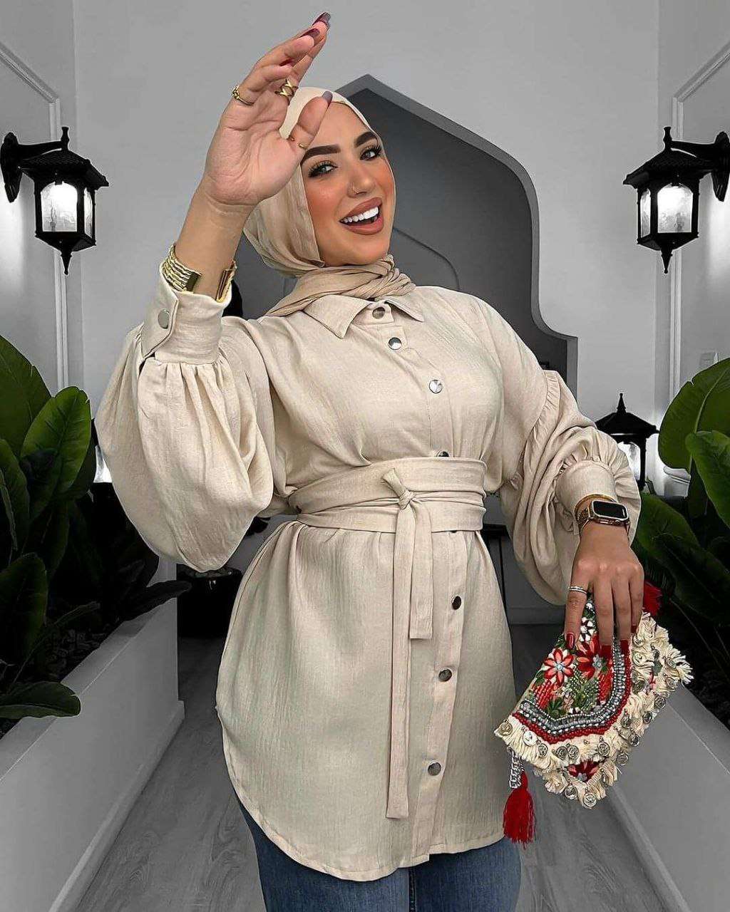شيميز كباسين بحزام