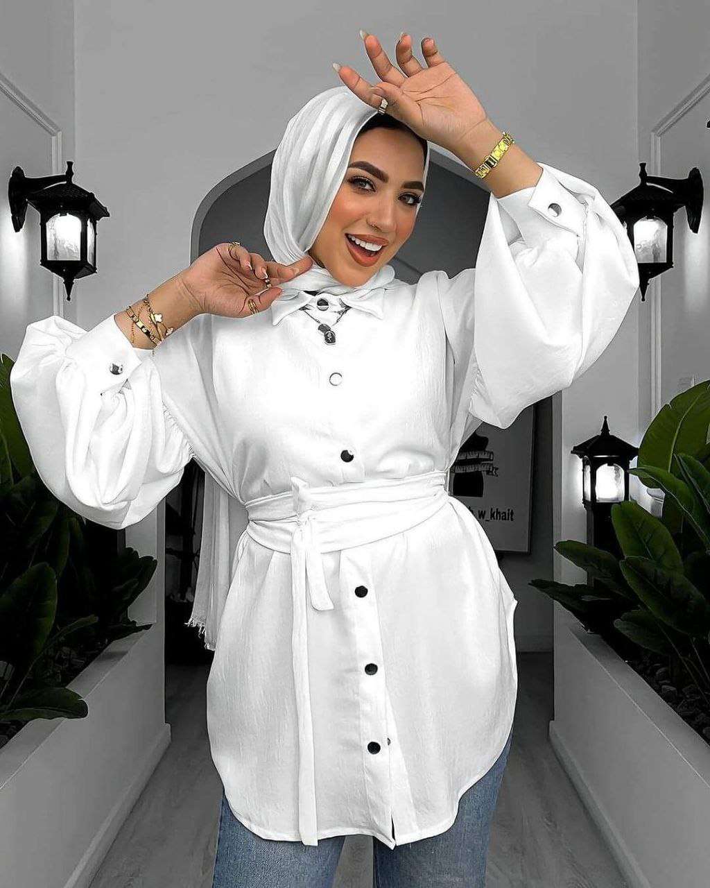 شيميز كباسين بحزام