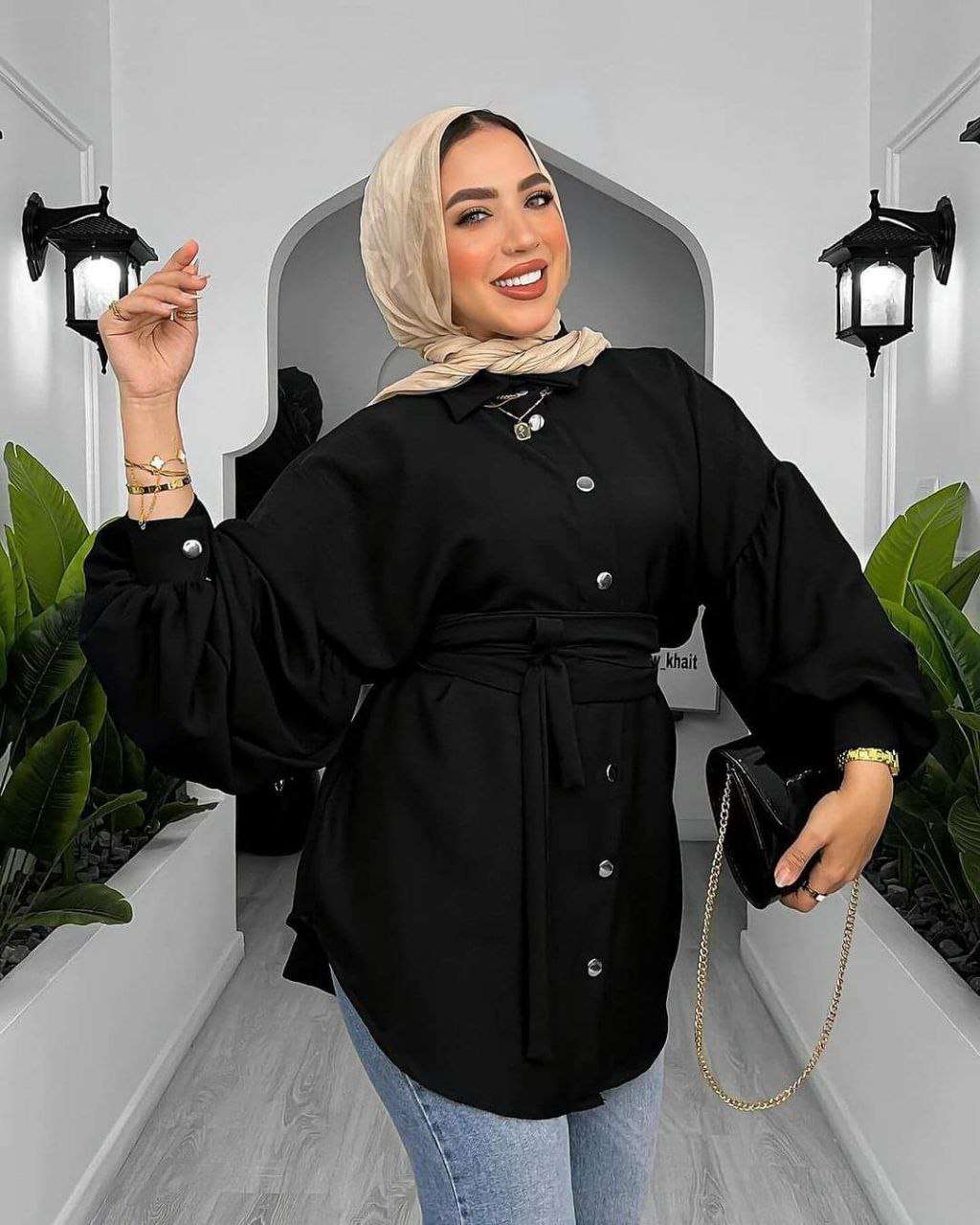 شيميز كباسين بحزام