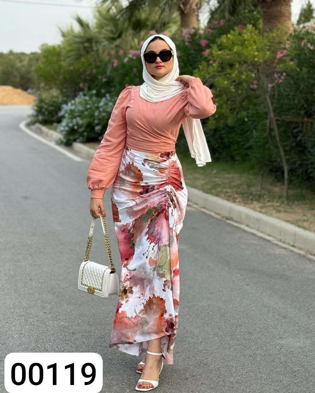 طقم توينز قطعتين مشجر