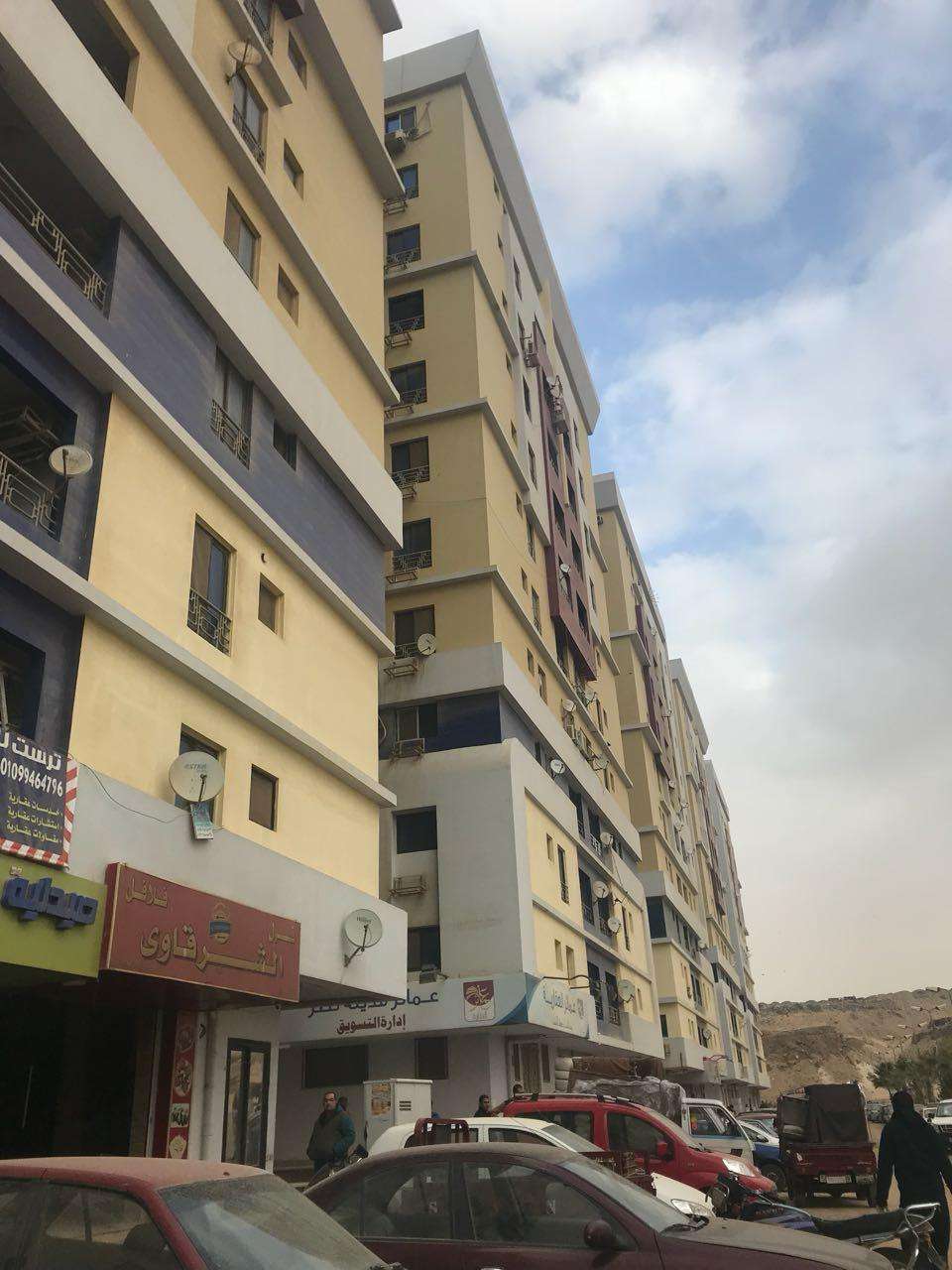 شقه فى شارع ال عثمان امتداد حسن المامون عمارات التعمير 120متر