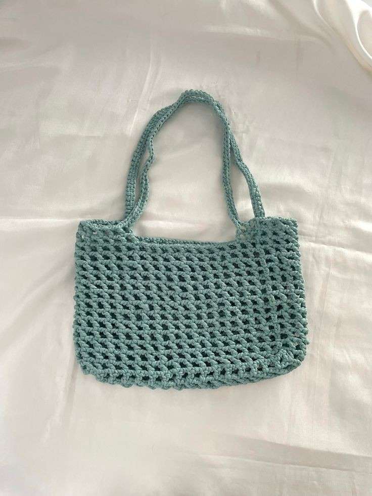 crochet mesh bag
