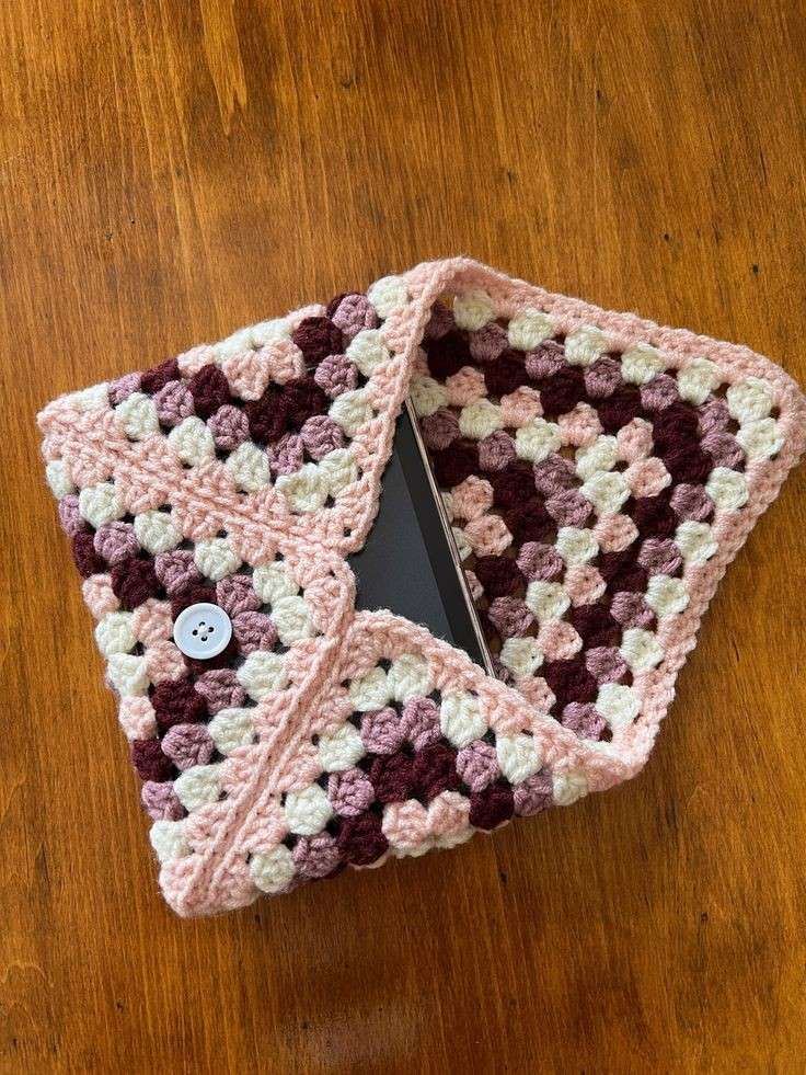 granny square book cover