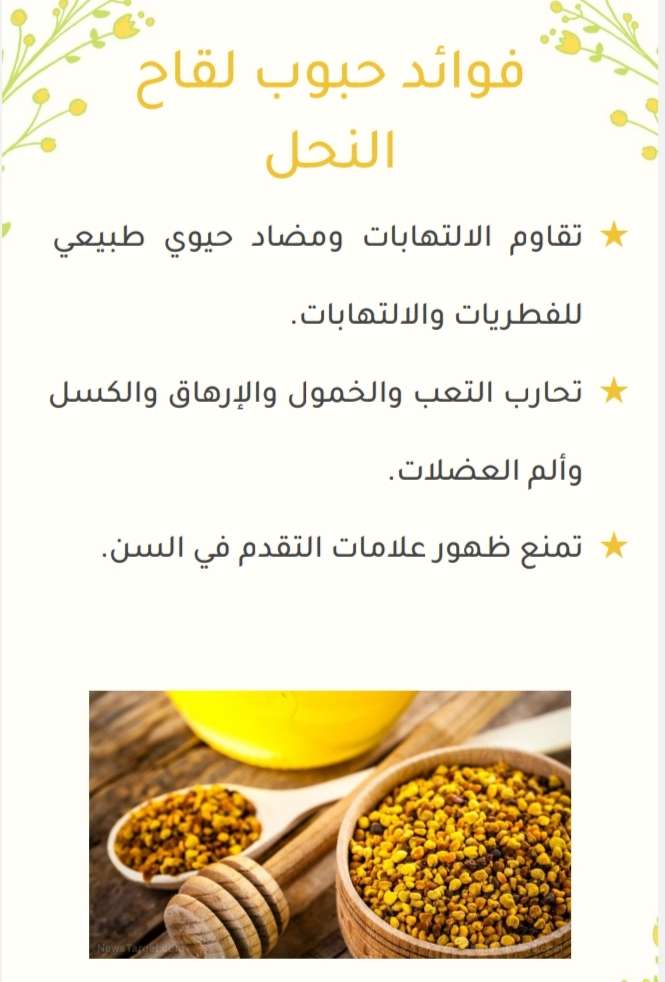 حبوب لقاح النحل