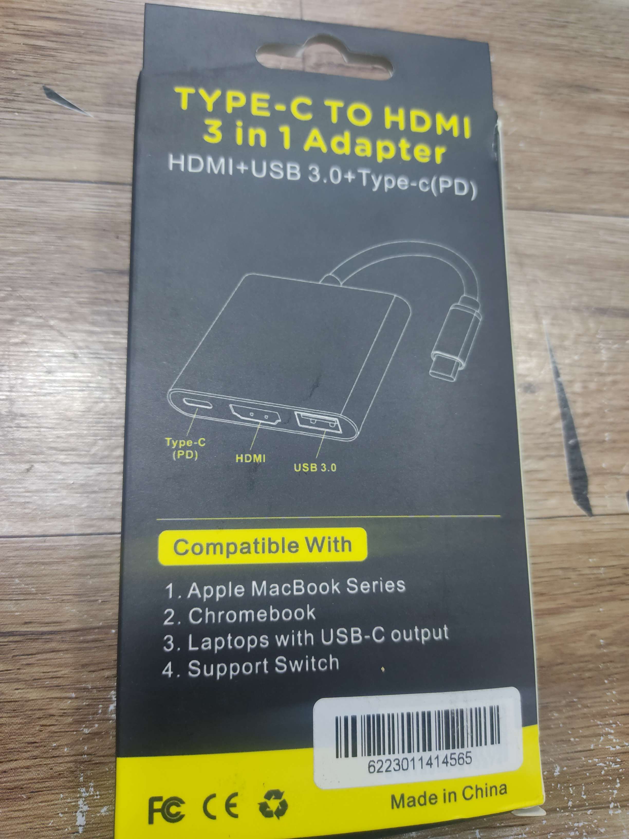 هب typc to 3port
