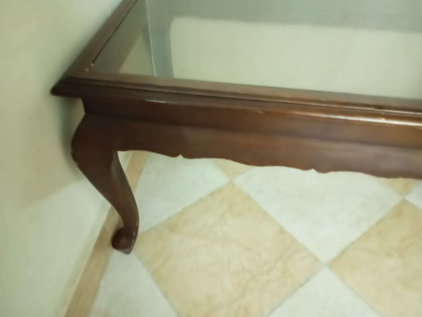 ترابيزة انتريه خشب زان